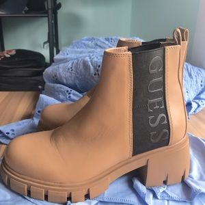 Guess Chunky Sole Ankle Boots